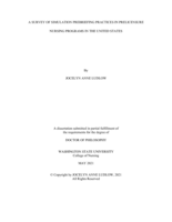 A SURVEY OF SIMULATION PREBRIEFING PRACTICES IN PRELICENSURE NURSING PROGRAMS IN THE UNITED STATES