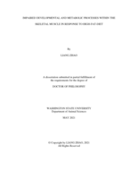 IMPAIRED DEVELOPMENTAL AND METABOLIC PROCESSES WITHIN THE SKELETAL MUSCLE IN RESPONSE TO HIGH-FAT-DIET