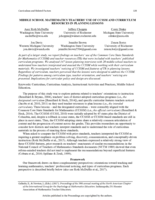 Middle School Mathematics Teachers' Use of CCSSM and Curriculum Resources in Planning Lessons