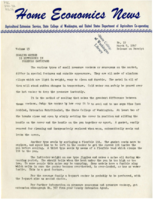 Home Economics News Service, volume 13, number 19: Sealing Method is Difference in Pressure Saucepans, Are You Bothered by Coffee Costs?, Different Egg Dishes for Lent