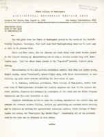 Agricultural Extension Service News, Volume 1, 1939 August 9
