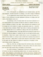 Home Economics News Service, volume 06, number 24: Wise Wife Can Buy Shirts For Hubby With Ease; Proper Freezing Retains Vitamins In Fresh Foods