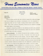 Home Economics News Service, volume 13, number 26: Moth Proof Fabrics for Safe Storage, Remove Hazards, Electric Cords Need Careful Use and Repair