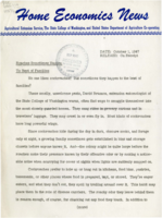 Home Economics News Service, volume 13, number 46: Roaches Sometimes Happen To Best of Families, 4-H Girl Works Out Novel Way to Dip Sheep, Let's Open Out Eyes: The Appearance of Things, Dried Fruit to be Good Buy
