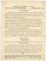 Agricultural Extension Service News, Volume 1, 1931 January 21