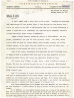 Home Economics News Service, volume 06, number 15: Quality In Linen Depends On Grade; Seasonings Add Zest to Meals