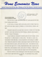 Home Economics News Service, volume 13, number 42: Carpet Beetles Busy House-hunting for Winter, Building 4-H Camp is County Project, Clothing Training Schools for Extension Workers Set for October