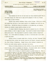Home Economics News Service, volume 06, number 41: Frozen Chickens Put Into Lockers At Prime of Life; Wearability of Silk Stockings Is Studied