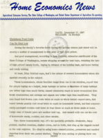 Home Economics News Service, volume 13, number 56: Christmas Food Costs Can Be Kept Low, Simple Family-made Sweets Cut Costs Prevent Funny Tummies and Sour Tempers, Goiter Still a Threat to Family Health