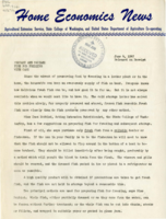 Home Economics News Service, volume 13, number 32: Prepare and Package Fish for Freezing with Care, Clean Copper with Care