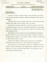 Home Economics News Service, volume 06, number 47: Ovens Make Ready For Big Turkey Crop; Ice Box Makes Hot Rolls Easy For Housewife