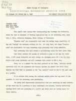 Agricultural Extension Service News, Volume 1, 1936 May 6