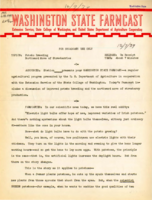 Washington State Farmcast, December 7, 1939