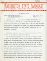 Washington State Farmcast, April 1, 1941