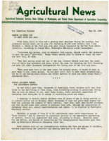 Agricultural Extension Service News, Volume 3, 1945 May 29