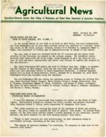 Agricultural Extension Service News, Volume 3, 1945 October 15