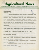 Agricultural Extension Service News, Volume 3, 1945 March 28