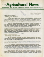 Agricultural Extension Service News, Volume 3, 1945 October 22