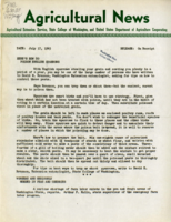 Agricultural Extension Service News, Volume 3, 1945 July 17