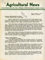 Agricultural Extension Service News, Volume 3, 1945 September 03