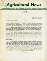 Agricultural Extension Service News, Volume 3, 1945 July 30