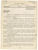 Home Economics News Service, volume 06, number 10: "Read Fine Print In Sales Contract," Says WSC Dean; Woolen Garments Respond to Suds
