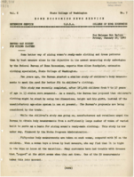 Home Economics News Service, volume 06, number 07: Better Way Sought For Sizing Clothes; Curtains and Draperies