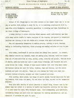 Home Economics News Service, volume 06, number 32: People Turning to Native Crafts In Leisure Time; Homemaking Is More Than Housekeeping