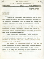 Home Economics News Service, volume 06, number 29: Measuring Stick Aids Housewives In Buying Goods; Clean Wool May Be Made Usable