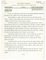 Home Economics News Service, volume 06, number 45: Wardrobe Expands With Basic Dress; Old Materials Used For Handmade Rugs