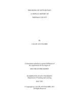 Troubling My Settler Past: A Critical History of Whitman County