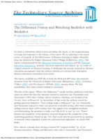 The difference frenzy and matching buckshot with buckshot