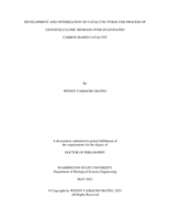 DEVELOPMENT AND OPTIMIZATION OF CATALYTIC PYROLYSIS PROCESS OF LIGNOCELLULOSIC BIOMASS OVER SULFONATED CARBON-BASED CATALYST