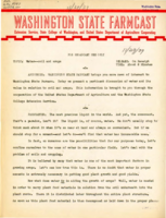 Washington State Farmcast, November 29, 1939