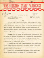 Washington State Farmcast, November 7, 1939
