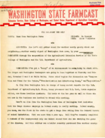 Washington State Farmcast, October 28, 1939