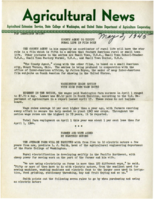 Agricultural Extension Service News, Volume 3, 1945 May 02