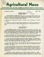 Agricultural Extension Service News, Volume 3, 1945 May 09
