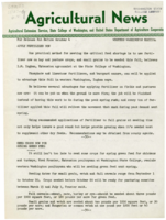 Agricultural Extension Service News, Volume 2, 1943 October 4