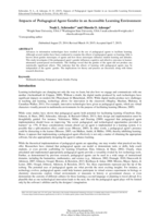 Impacts of Pedagogical Agent Gender in an Accessible Learning Environment