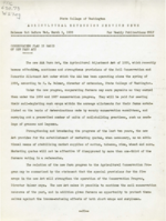 Agricultural Extension Service News, Volume 1, 1938 March 9