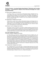 Work in Progress: Assessing Engineering Students' Motivation and Learning Strategies - A Psychometric Analysis of the Motivated Strategies for Learning Questionnaire