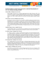 Faculty feedback on hub-based approach to national dissemination of low-cost desktop learning modules