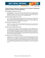 Work-in-Progress: Hands-On Learning Devices for Exposure to Biomedical Applications Within Chemical Engineering