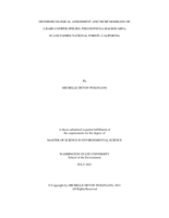 DENDROECOLOGICAL ASSESSMENT AND NICHE MODELING OF  A RARE CONIFER SPECIES, PSEUDOTSUGA MACROCARPA,  IN LOS PADRES NATIONAL FOREST, CALIFORNIA