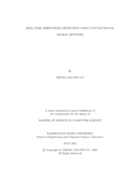 Real-Time Arrhythmia Detection using Convolutional Neural Network