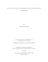 Run time Analysis of LSTM models for Real Time Arrhythmia Classification