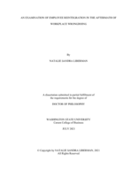 AN EXAMINATION OF EMPLOYEE REINTEGRATION IN THE AFTERMATH OF WORKPLACE WRONGDOING