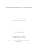Theory and Applications of Multi-Scale Geometric Methods