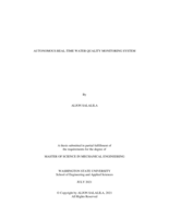 AUTONOMOUS REAL-TIME WATER QUALITY MONITORING SYSTEM